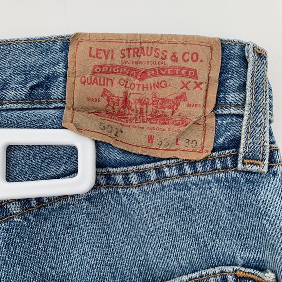 Vintage 1993 Levi's 501 Jeans W33 L30 - Picture 1 of 7